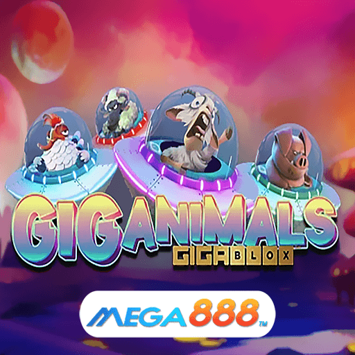 รีวิวเกม Giganimals Gigablox Slot แจกโชคก้อนโต