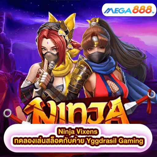 Ninja Vixens ทดลองเล่นสล็อตกับค่าย CQ9