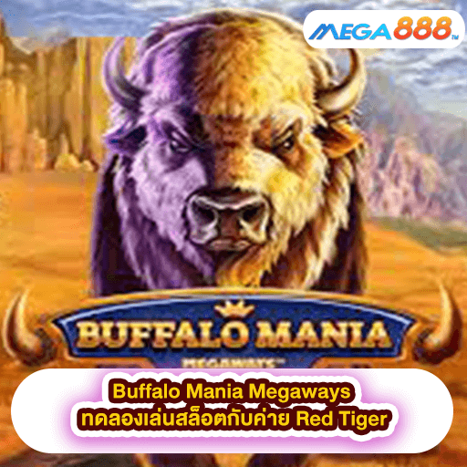 Buffalo Mania Megaways ทดลองเล่นสล็อตกับค่าย Red Tiger