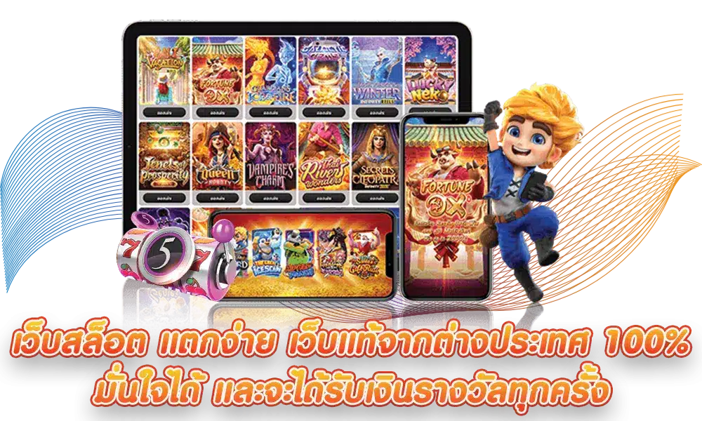 สล็อตเว็บแท้ รวมเกมครบทุกแนว อัตราการจ่ายสูง 54 สล็อตเว็บแท้