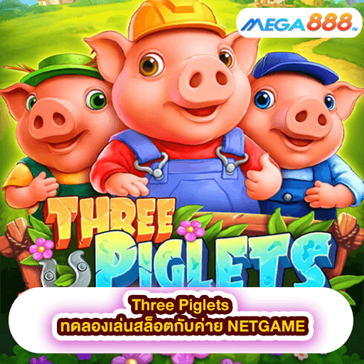 Three Piglets ทดลองเล่นสล็อตกับค่าย NETGAME
